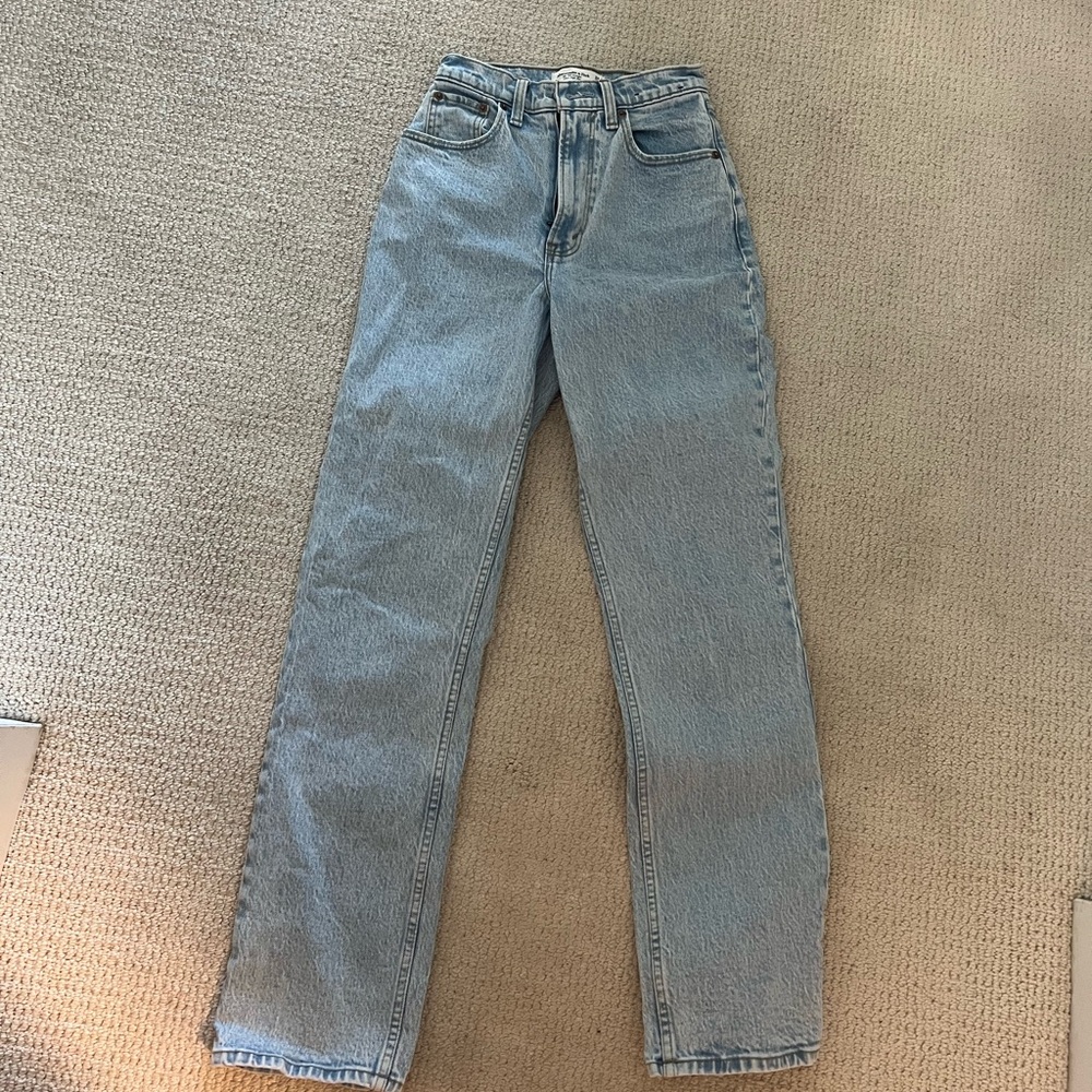 Abercrombie ultra high rise 90s jeans